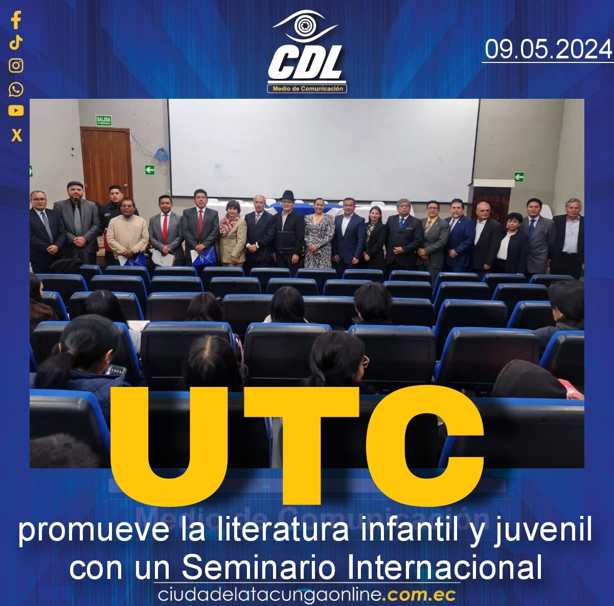 UTC promueve la literatura infantil y juvenil con un Seminario Internacional