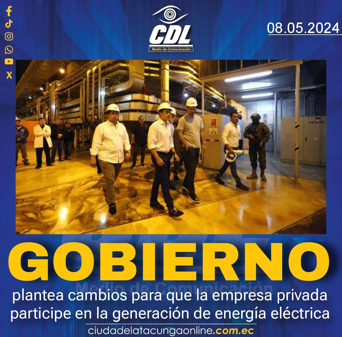 Gobierno plantea cambios para que la empresa privada participe en la generación de energía eléctrica