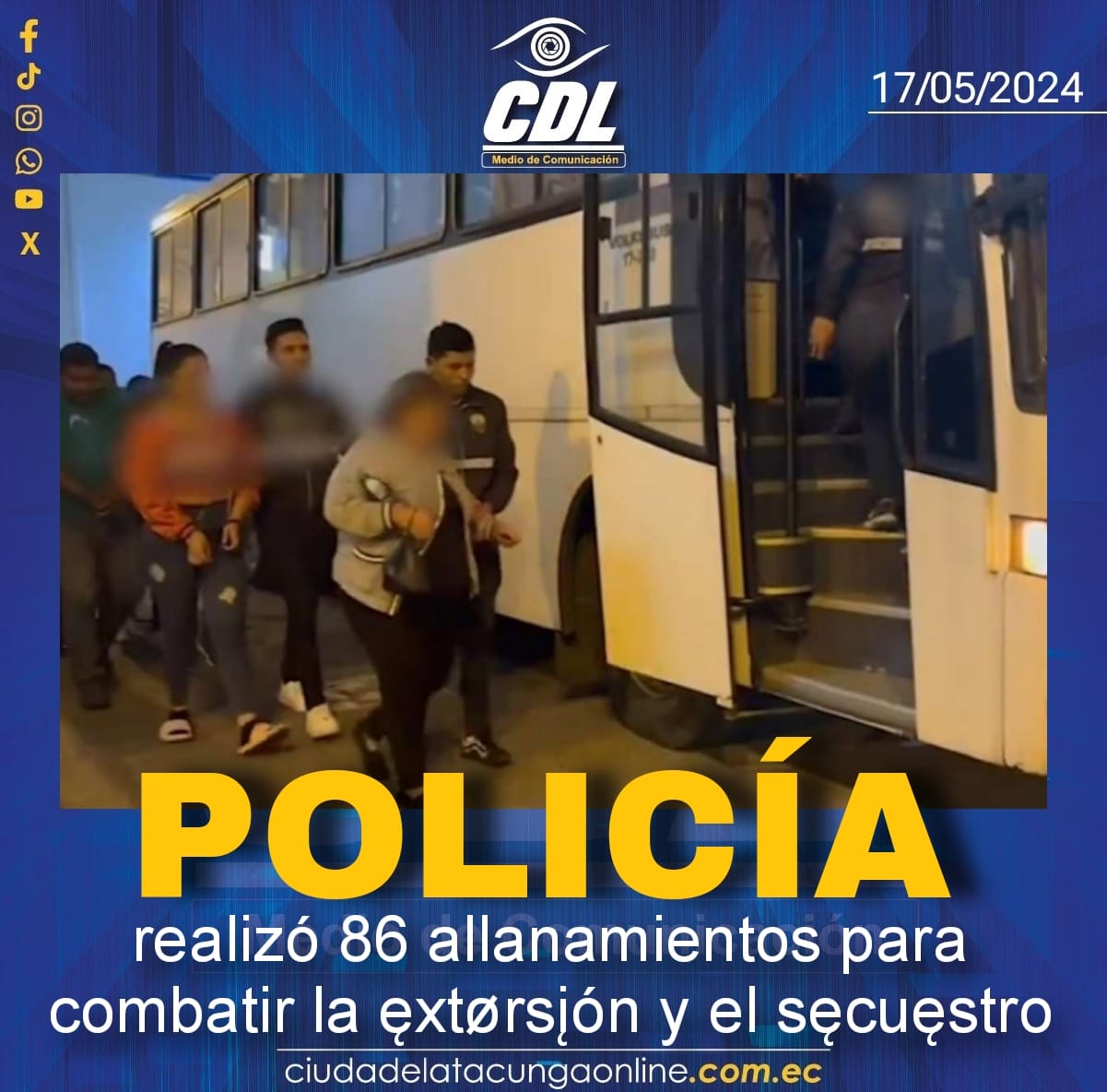 La Policía realizó 86 allanamientos para combatir la ęxtørsįón y el sęcuęstro