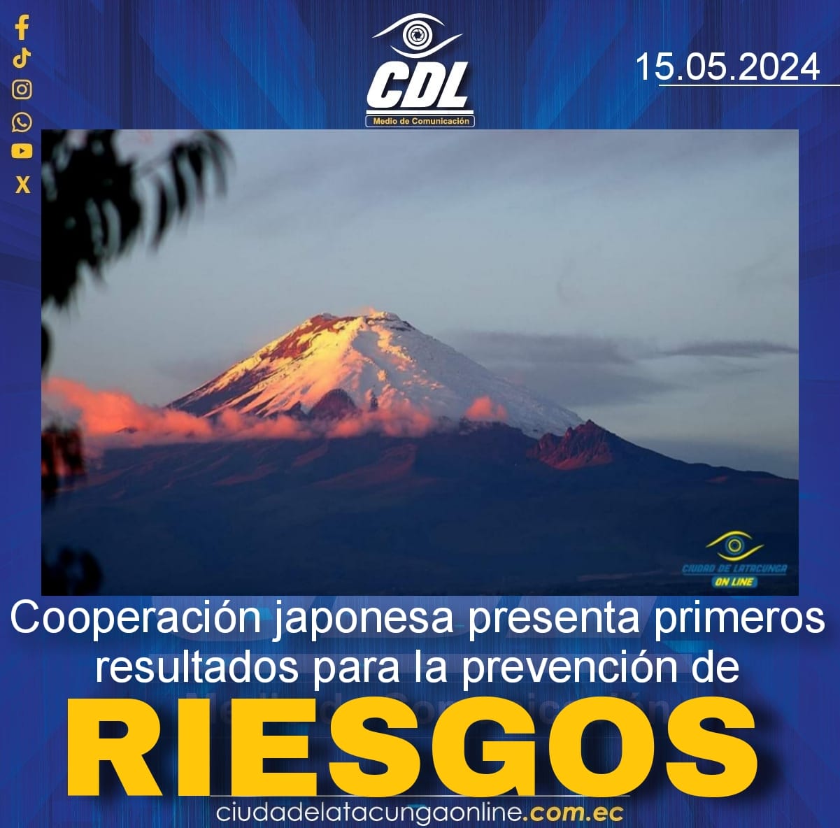 Cooperación japonesa presenta primeros resultados para la prevención de riesgos