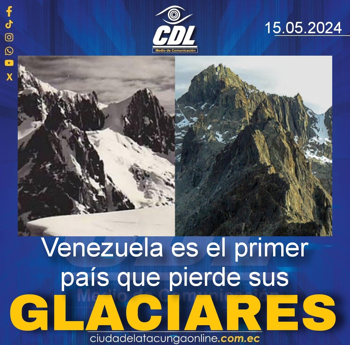 Venezuela es el primer país que pierde sus glaciares