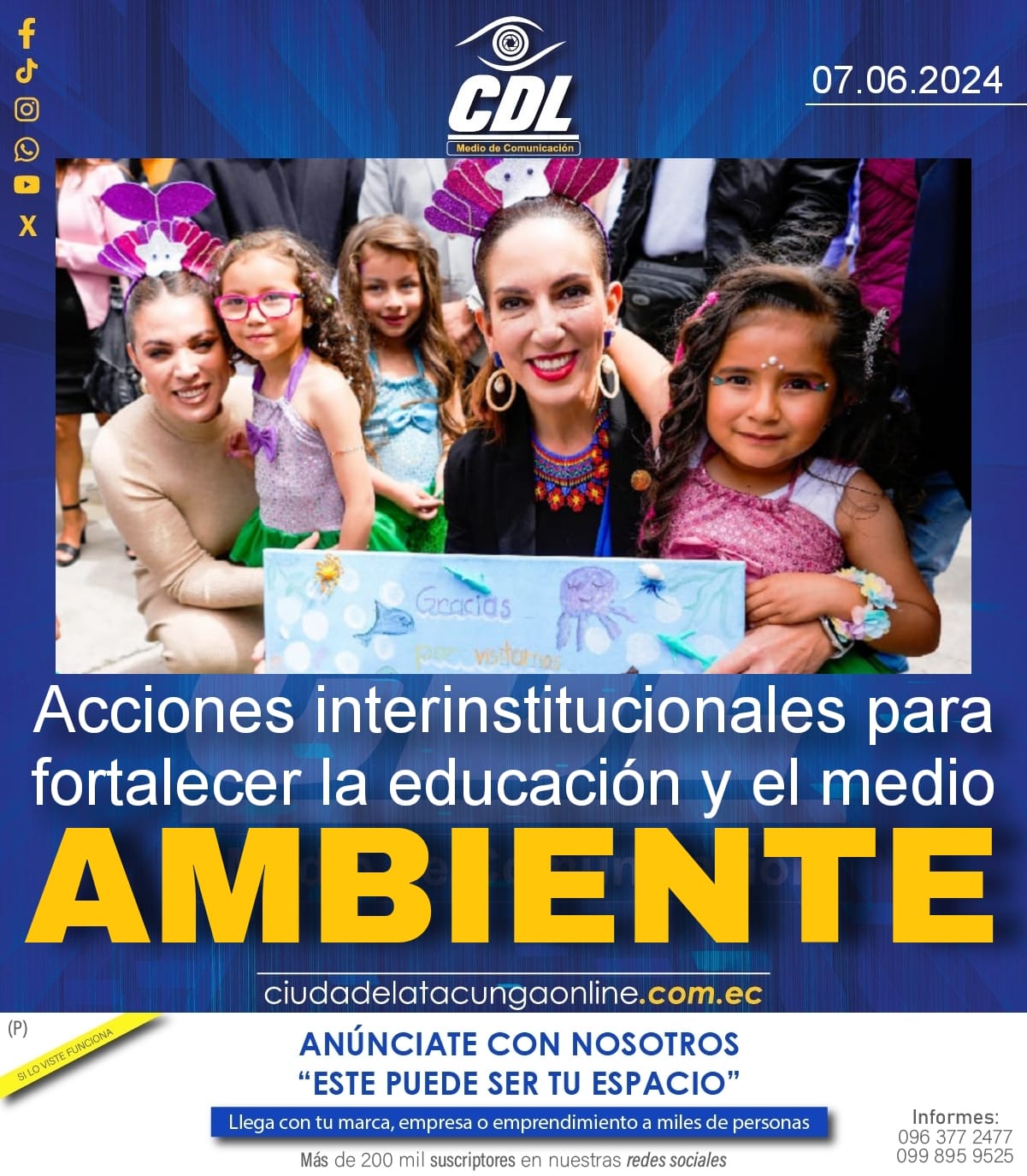 Acciones interinstitucionales para fortalecer la educación y el medio ambiente