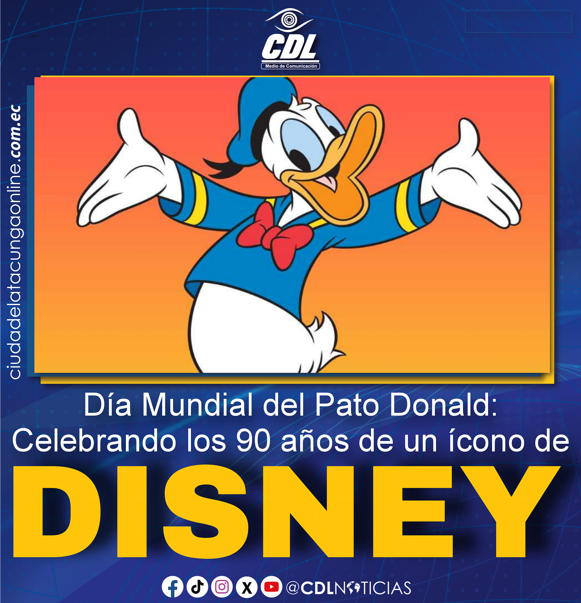 Día Mundial del Pato Donald: Celebrando los 90 años de un ícono de Disney