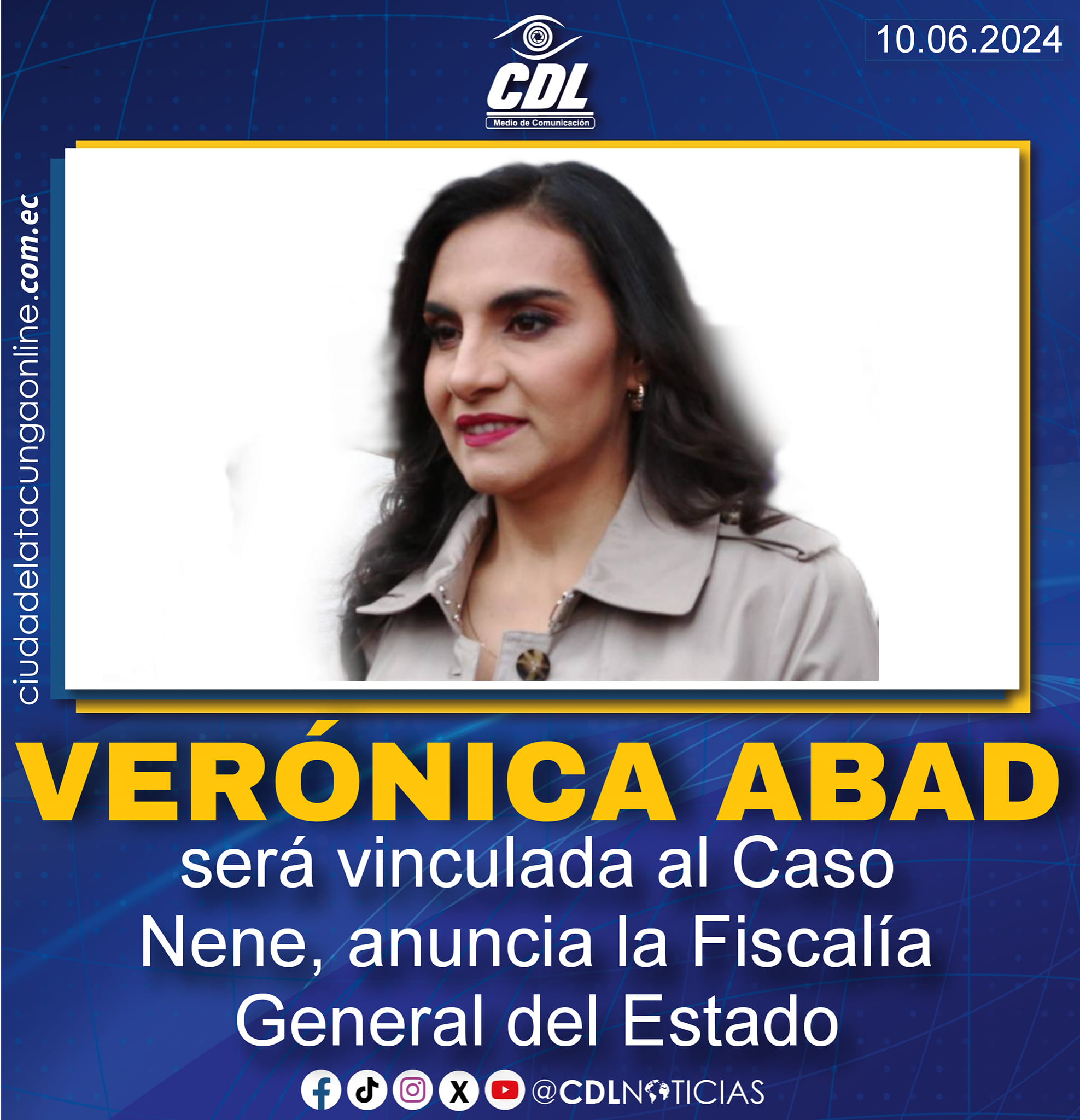 Verónica Abad será vinculada al Caso Nene, anuncia la Fiscalía General del Estado
