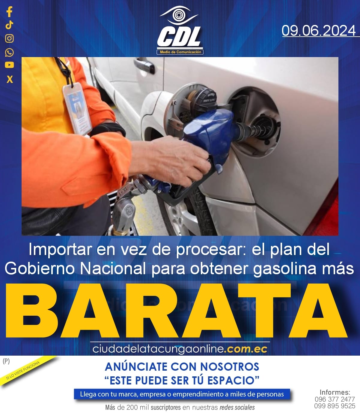Importar en vez de procesar: el plan del Gobierno Nacional para obtener gasolina más barata