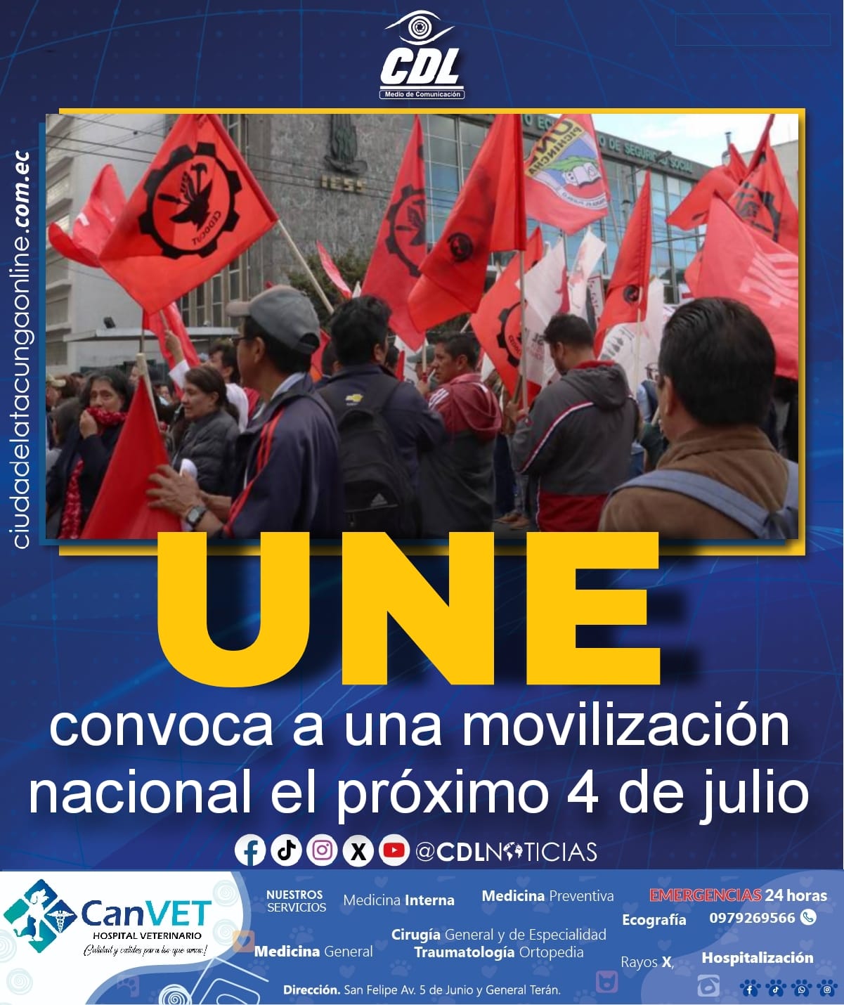 Eliminación de subsidios a gasolinas: la UNE convoca a una movilización nacional el próximo 4 de julio