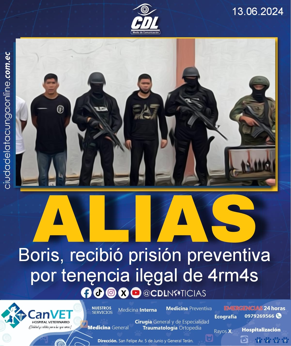 Alias Boris, recibió prisión preventiva por tenęncia ilęgal de 4rm4s