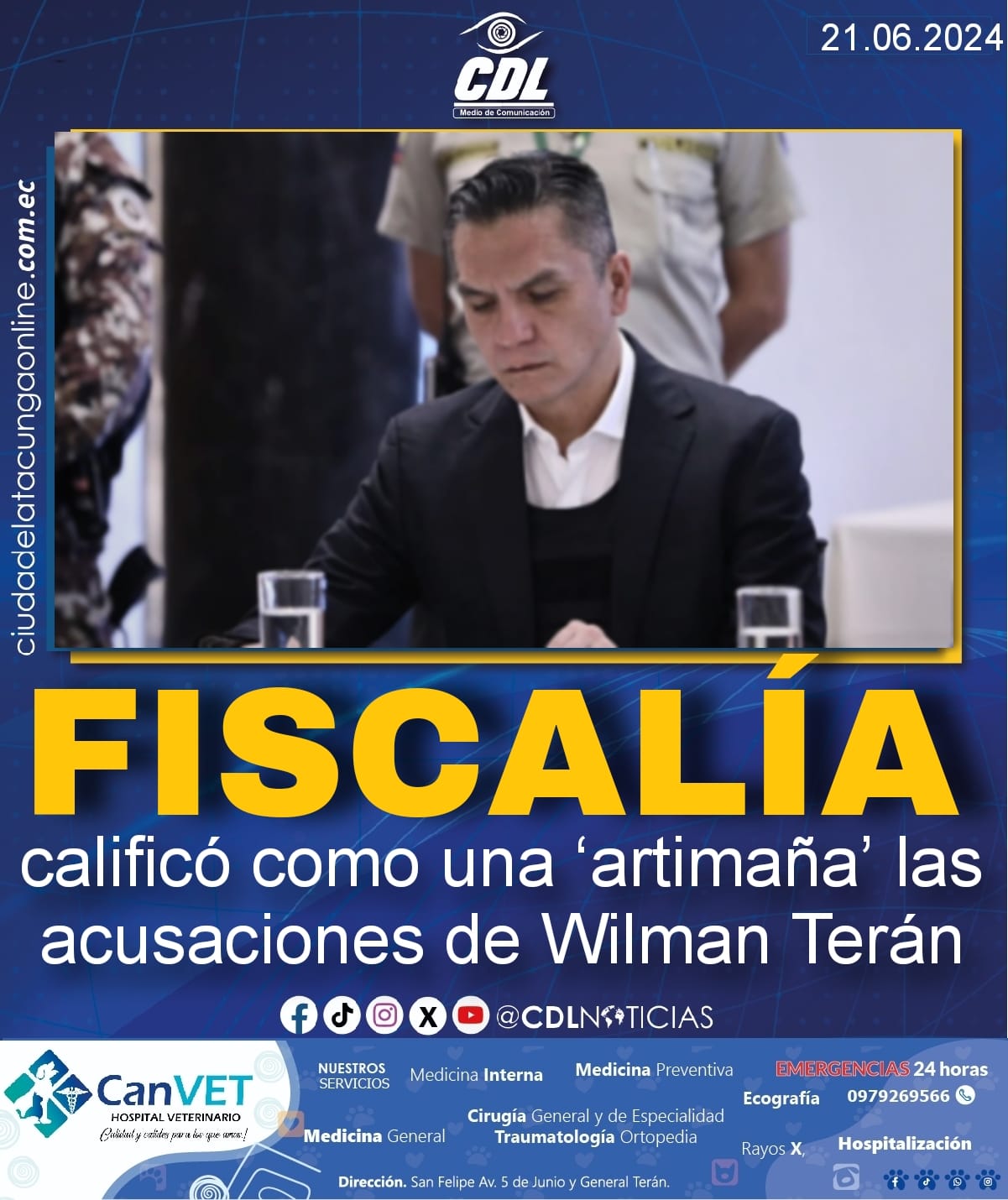 Fiscalía calificó como una ‘artimaña’ las acusaciones de Wilman Terán