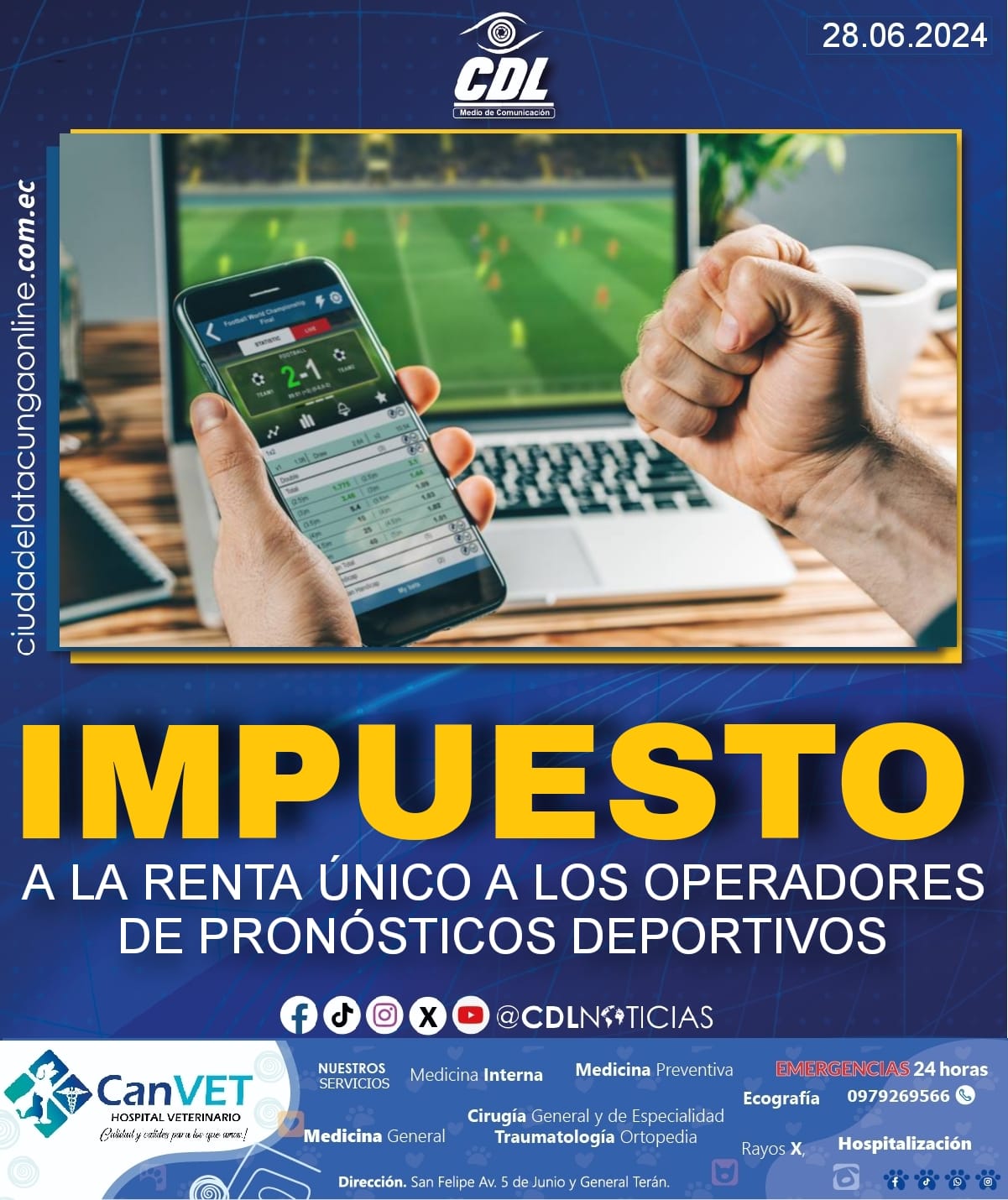 IMPUESTO A LA RENTA ÚNICO A LOS OPERADORES DE PRONÓSTICOS DEPORTIVOS