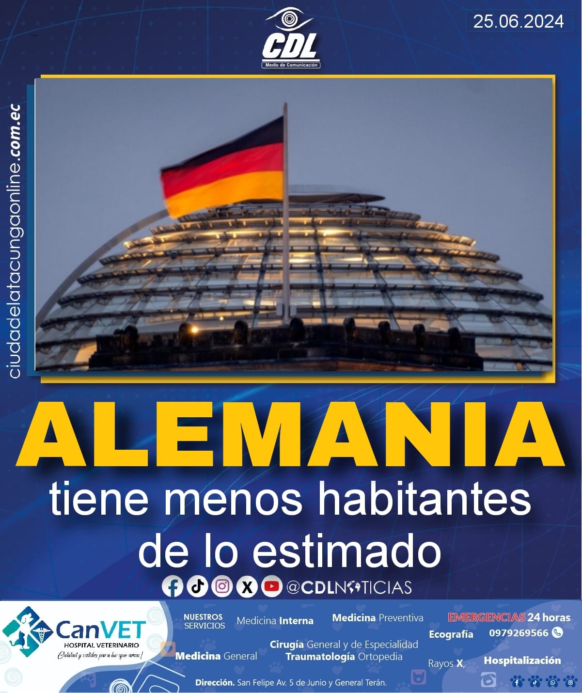 Alemania tiene menos habitantes de lo estimado