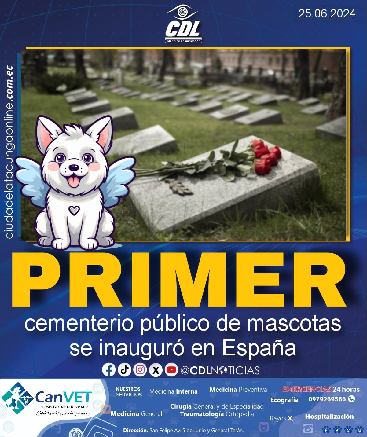El primer cementerio público de mascotas se inauguró hoy en España