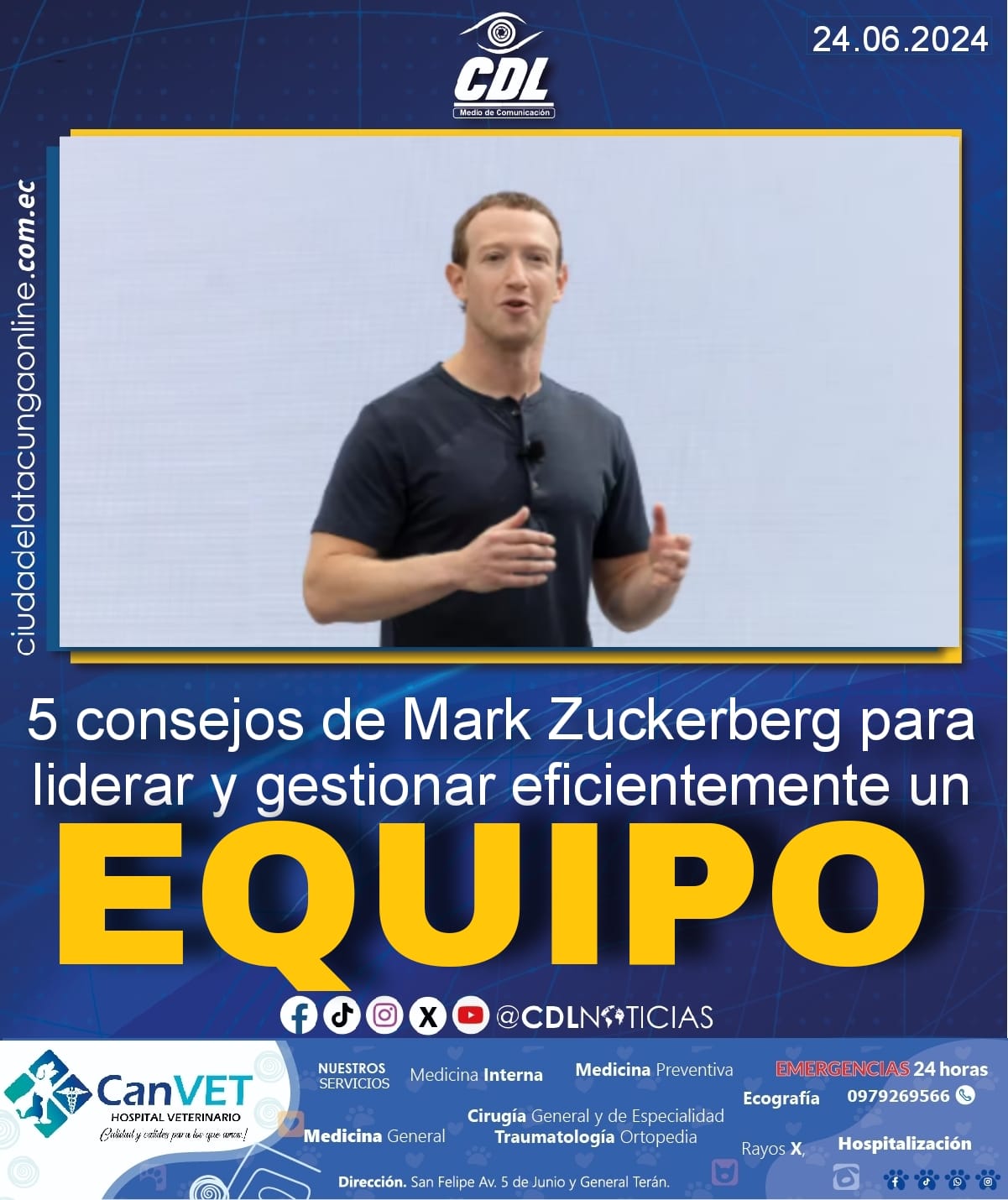 5 consejos de Mark Zuckerberg para liderar y gestionar eficientemente un equipo