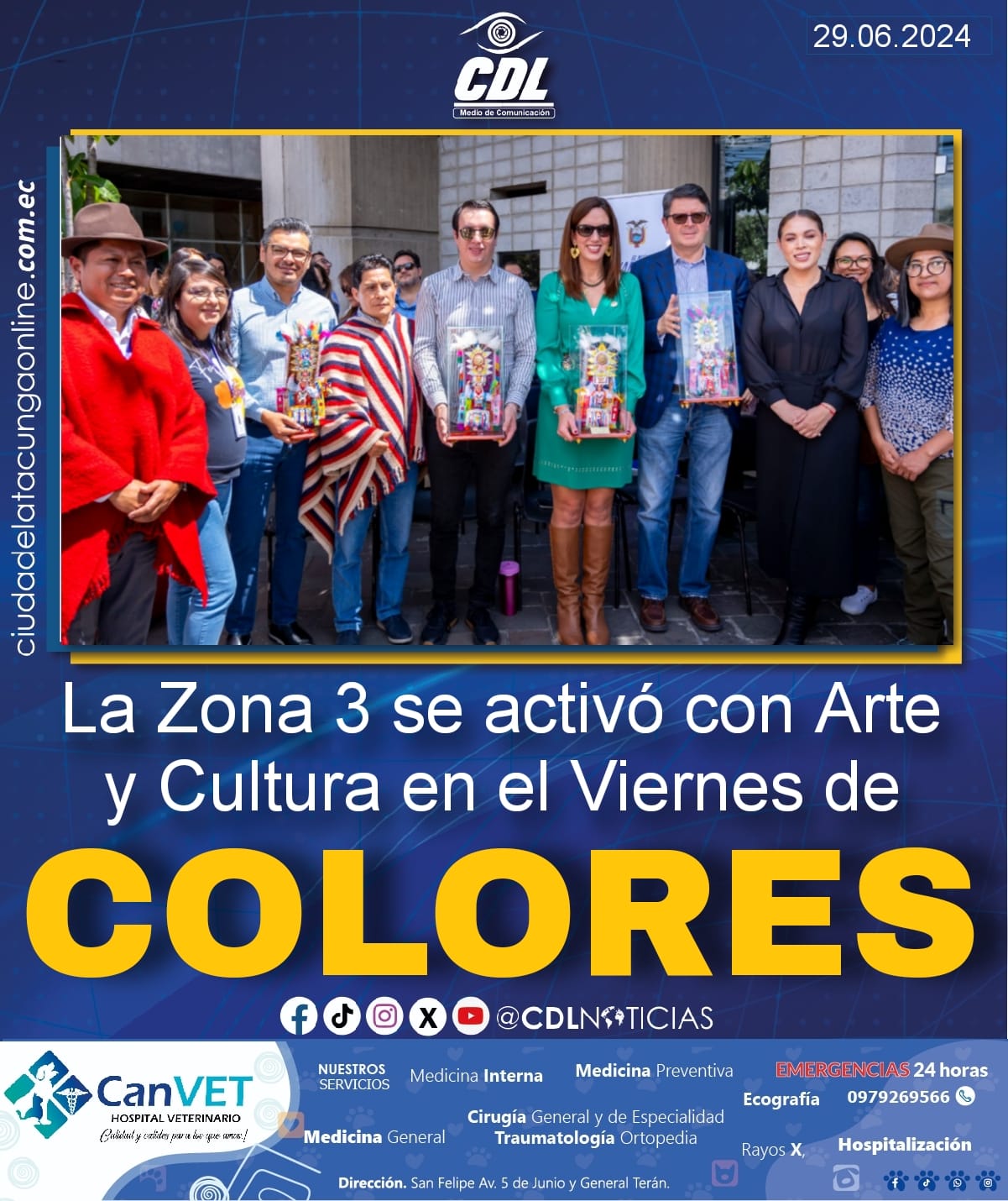 La Zona 3 se activó con Arte y Cultura en el Viernes de Colores