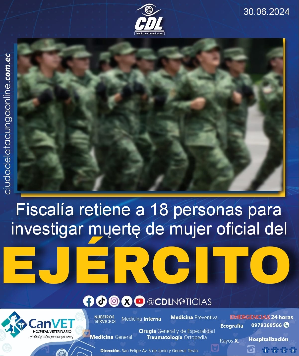 Fiscalía retiene a 18 personas para investigar muerte de mujer oficial del Ejército