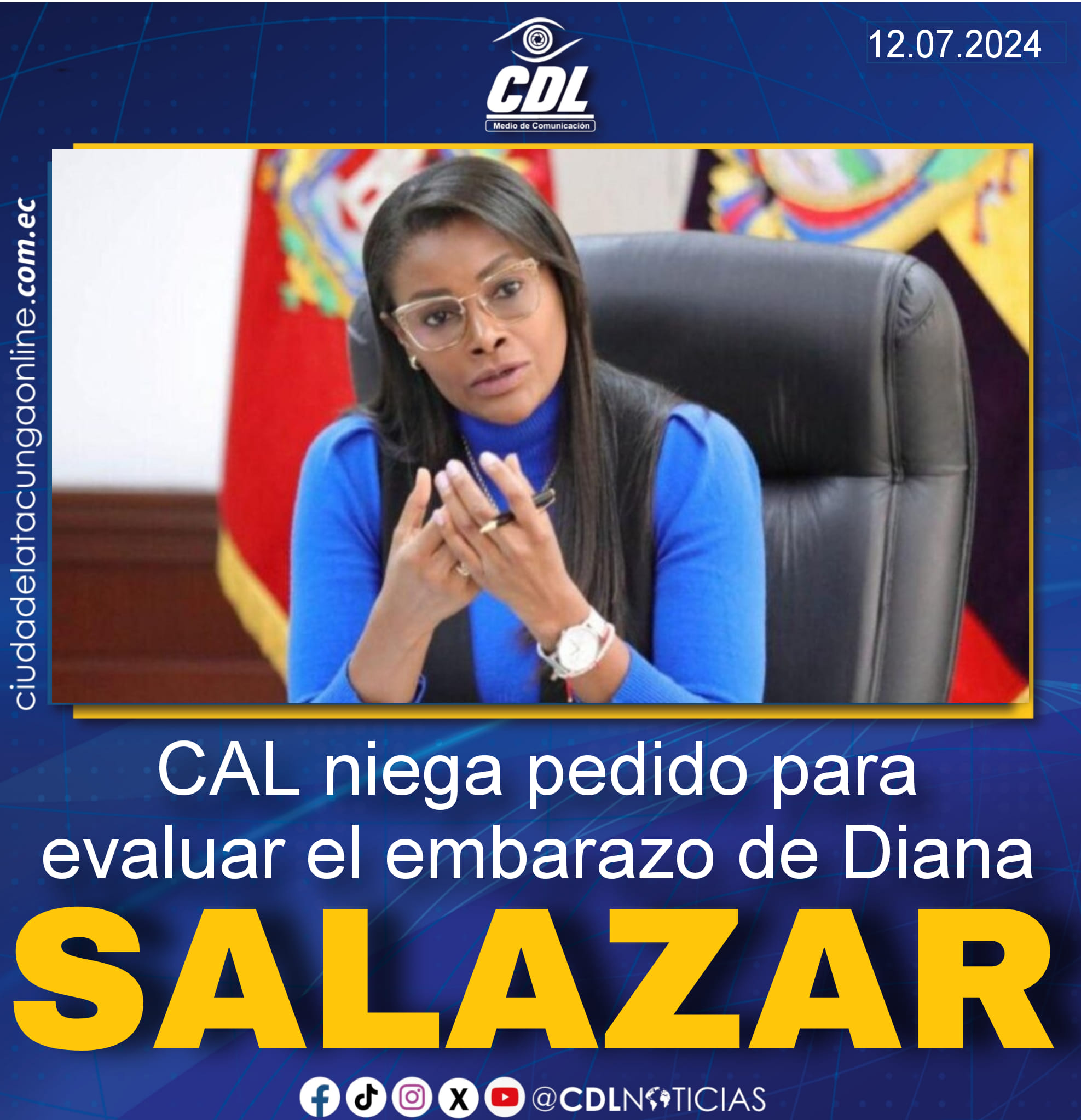 El CAL niega pedido para evaluar el embarazo de Diana Salazar