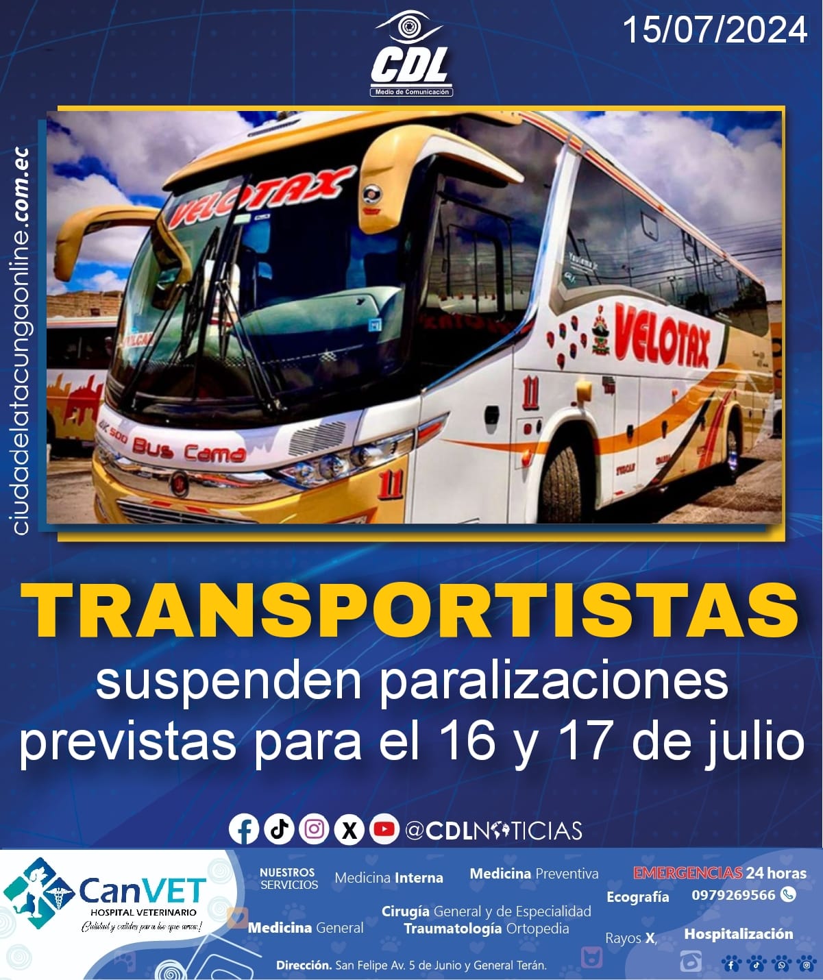 Transportistas suspenden paralizaciones previstas para el 16 y 17 de julio