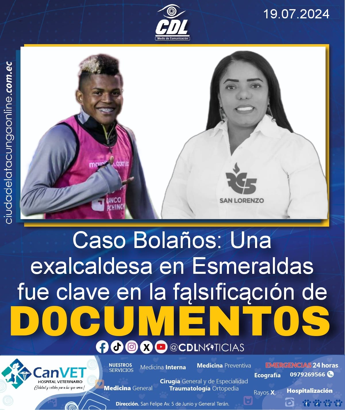 Caso Bolaños: Una exalcaldesa en Esmeraldas fue clave en la falsificación de documentos