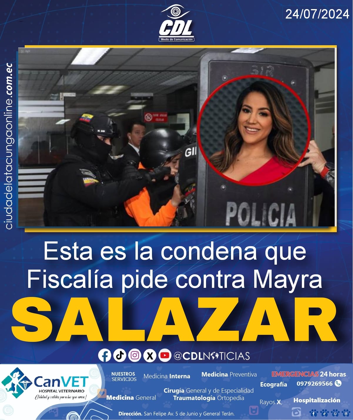 Esta es la condena que Fiscalía pide contra Mayra Salazar