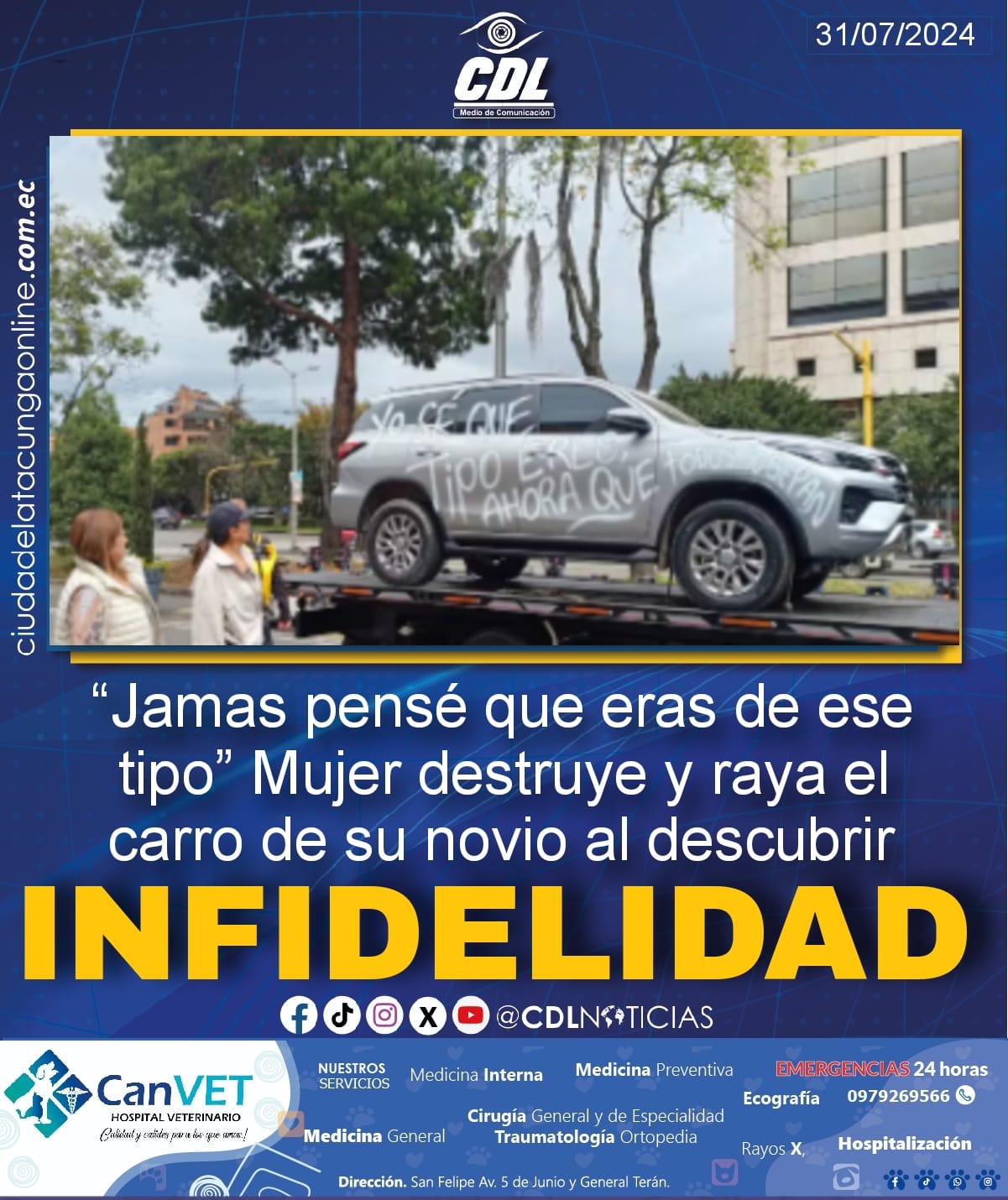 “Jamas pensé que eras de ese tipo” Mujer destruye y raya el carro de su novio al descubrir infidelidad