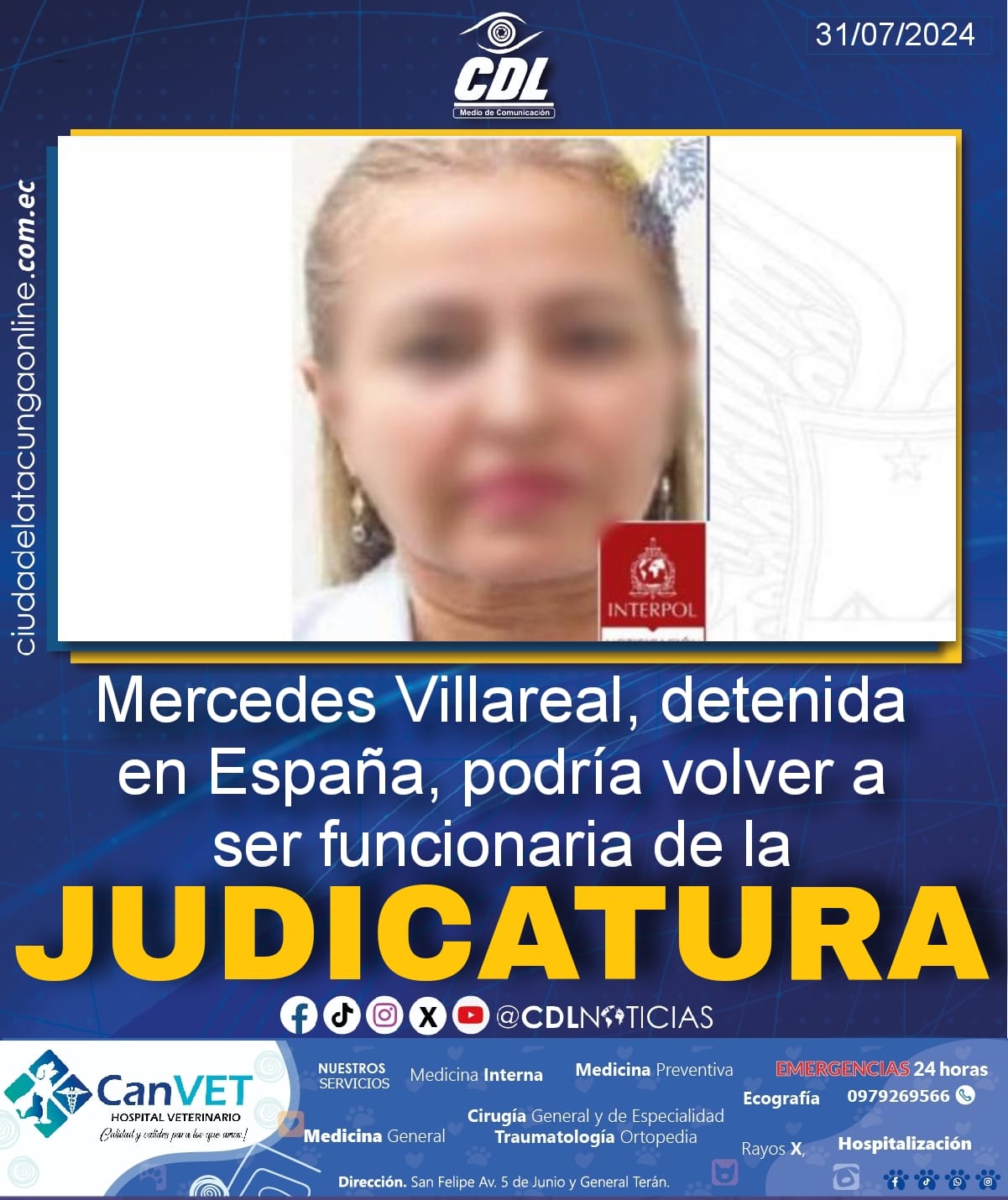 Caso Purga: Mercedes Villareal, detenida en España, podría volver a ser funcionaria de la Judicatura