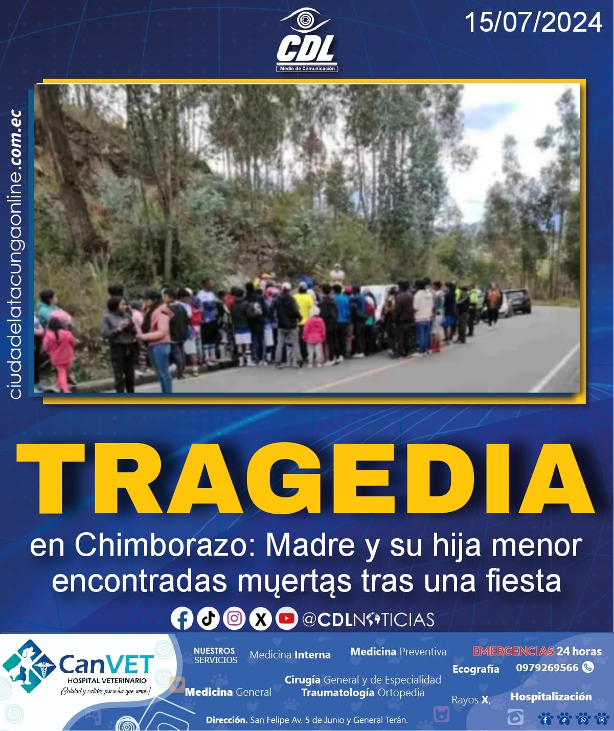 Tragedia en Chimborazo: Madre y su hija menor encontradas mųertąs tras una fiesta