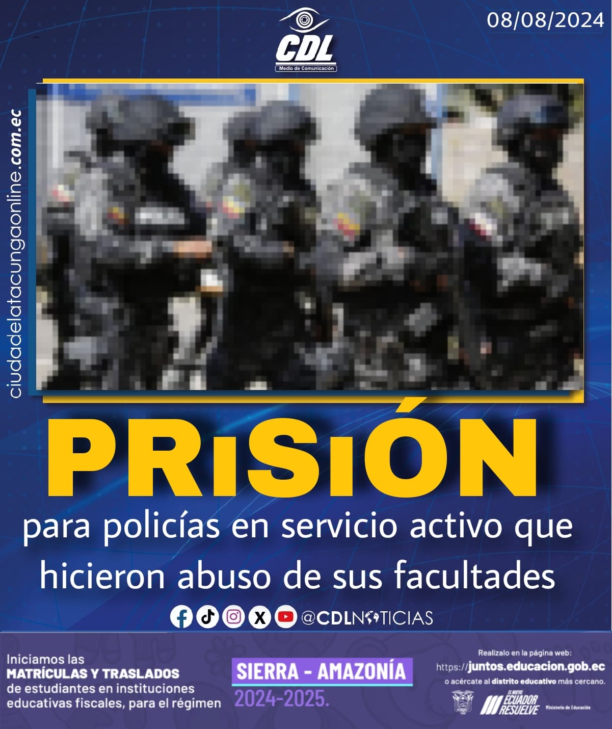Cárcel para policías en servicio activo que hicieron abuso de sus facultades