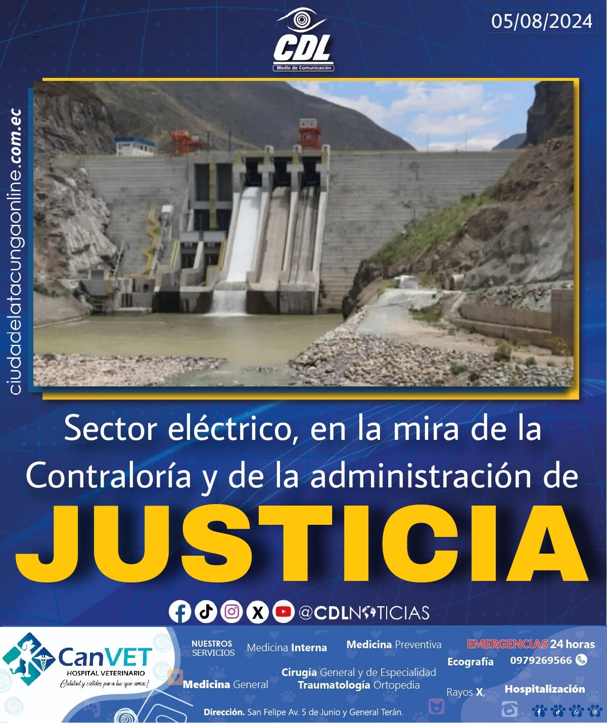 Sector eléctrico, en la mira de la Contraloría y de la administración de justicia