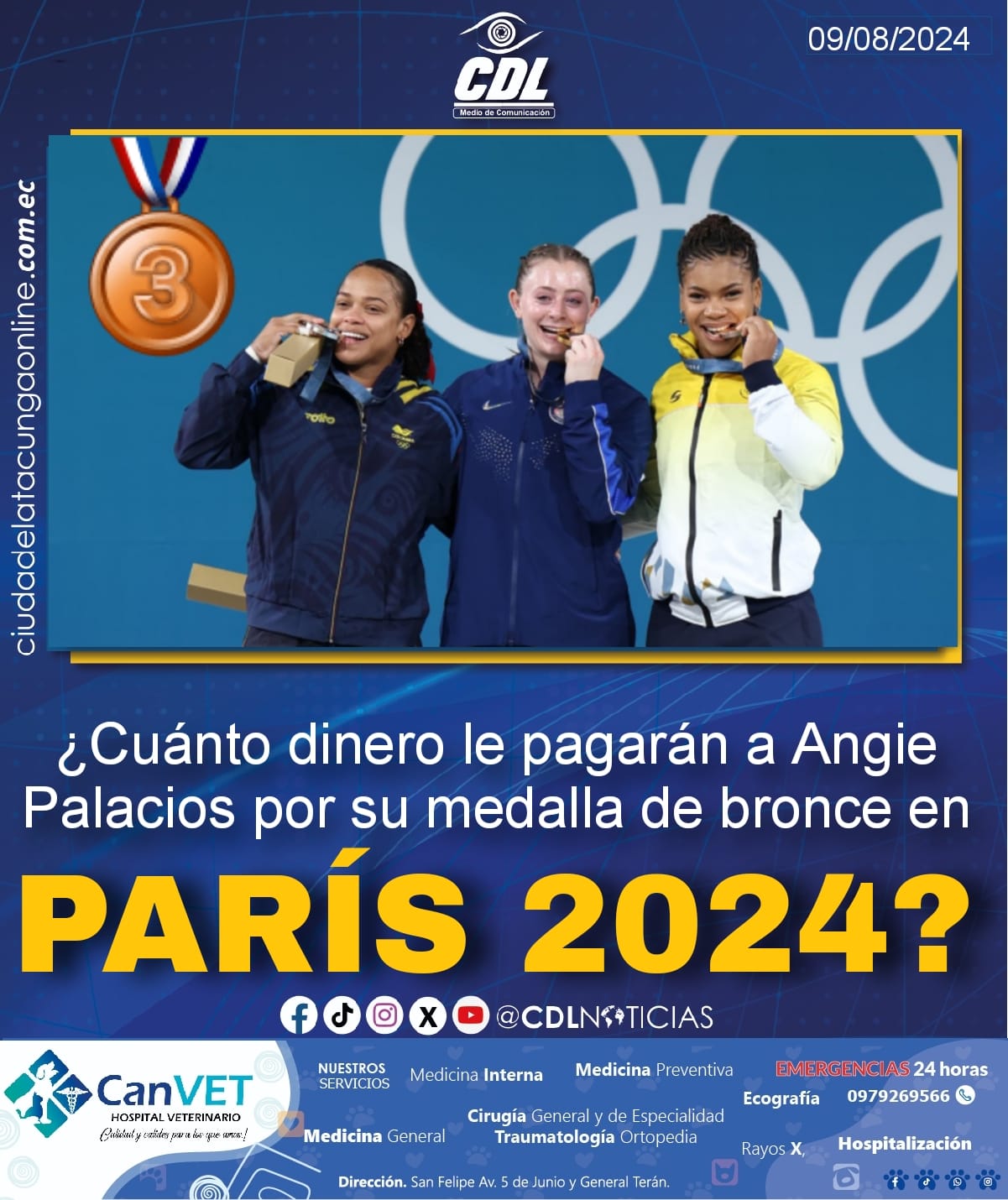 ¿Cuánto dinero le pagarán a Angie Palacios por su medalla de bronce en París 2024?