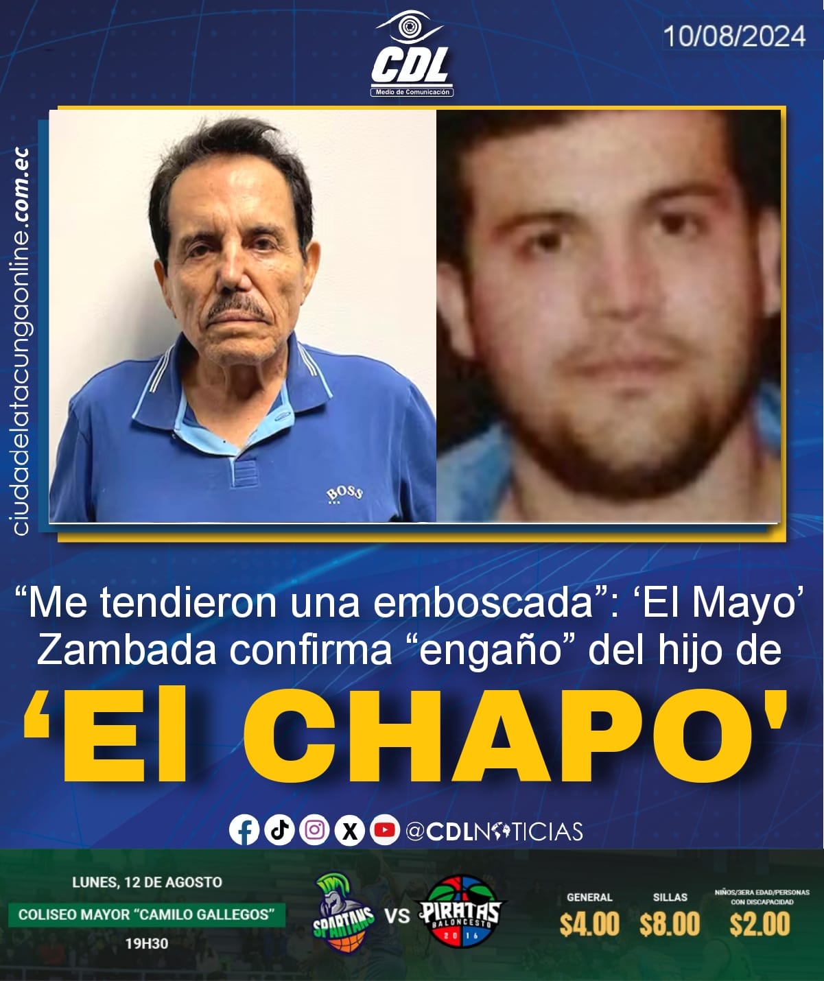 “Me tendieron una emboscada”: ‘El Mayo’ Zambada confirma “engaño” del hijo de ‘El Chapo’