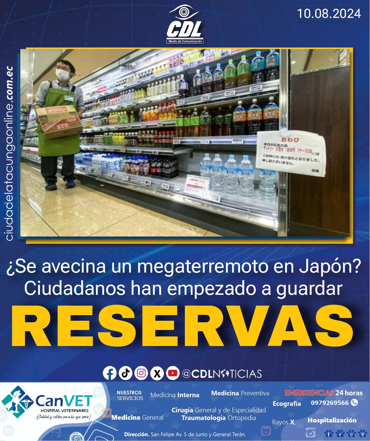 ¿Se avecina un megaterremoto en Japón? Ciudadanos han empezado a guardar reservas