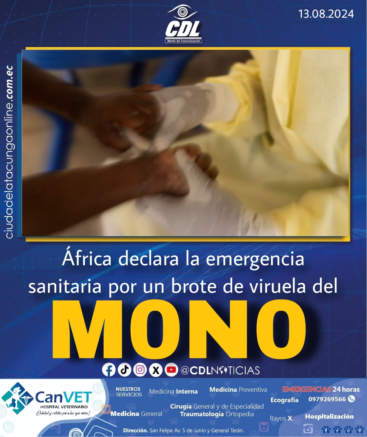 África declara la emergencia sanitaria por un brote de viruela del mono