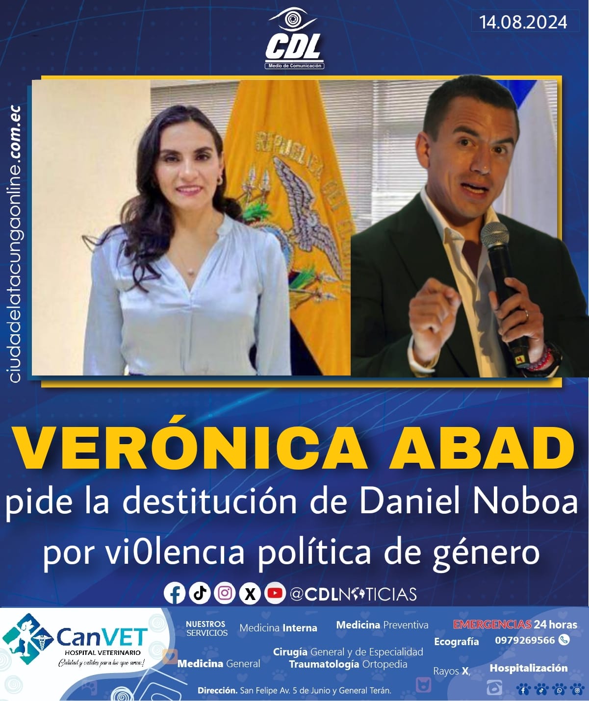 ¡La vicepresidenta busca la destitución del presidente!