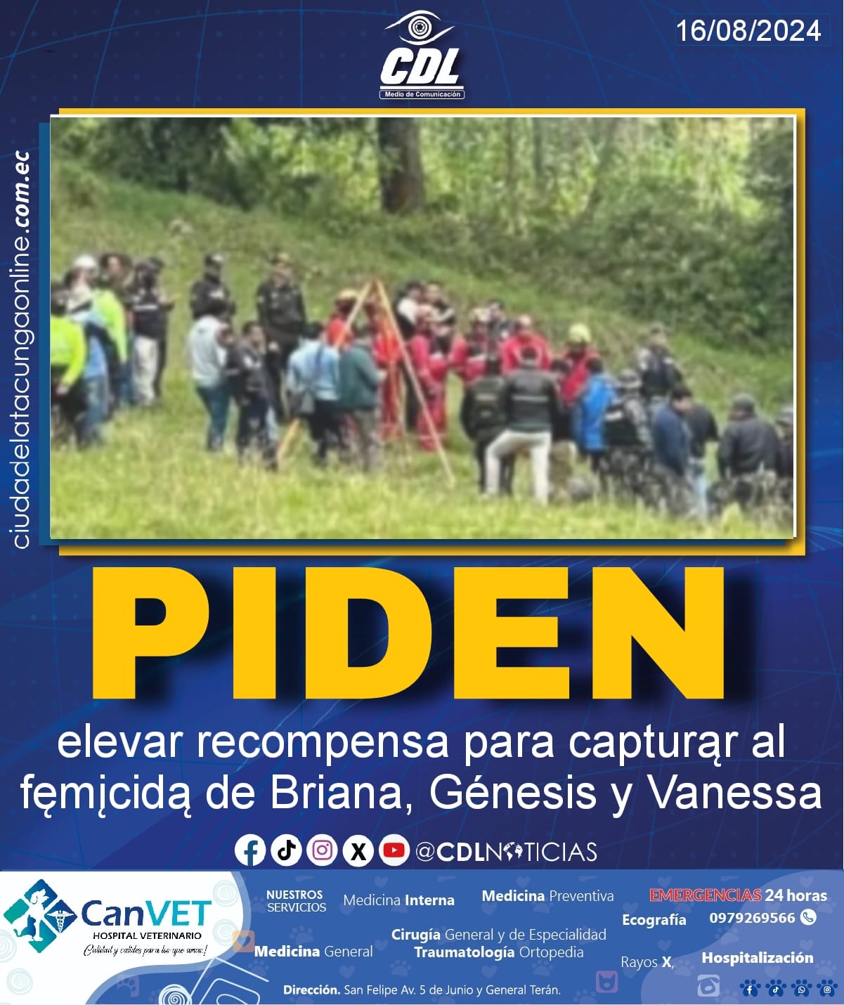 Piden elevar recompensa para capturąr al fęmįcidą de Briana, Génesis y Vanessa