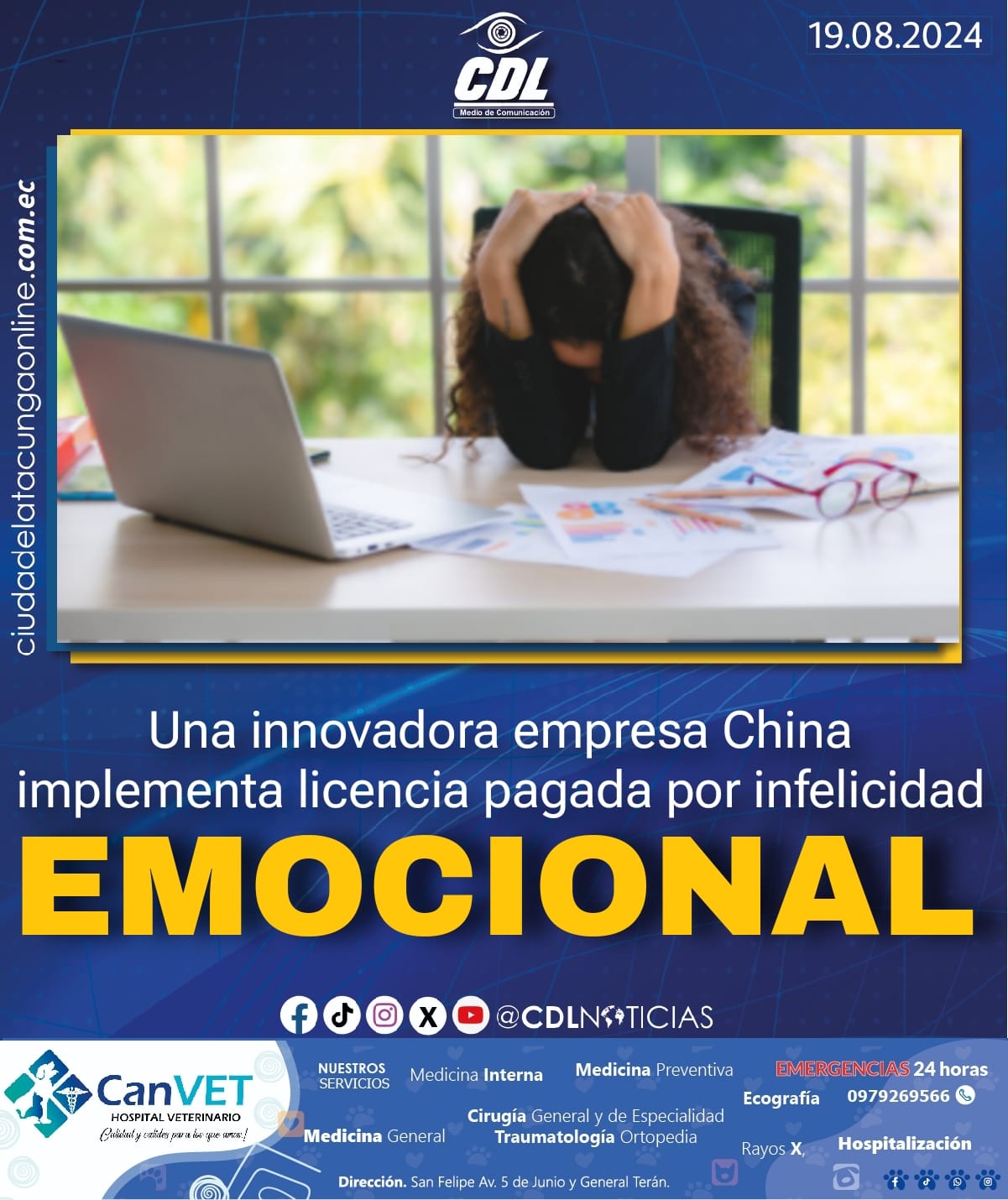Una innovadora empresa China implementa licencia pagada por infelicidad emocional