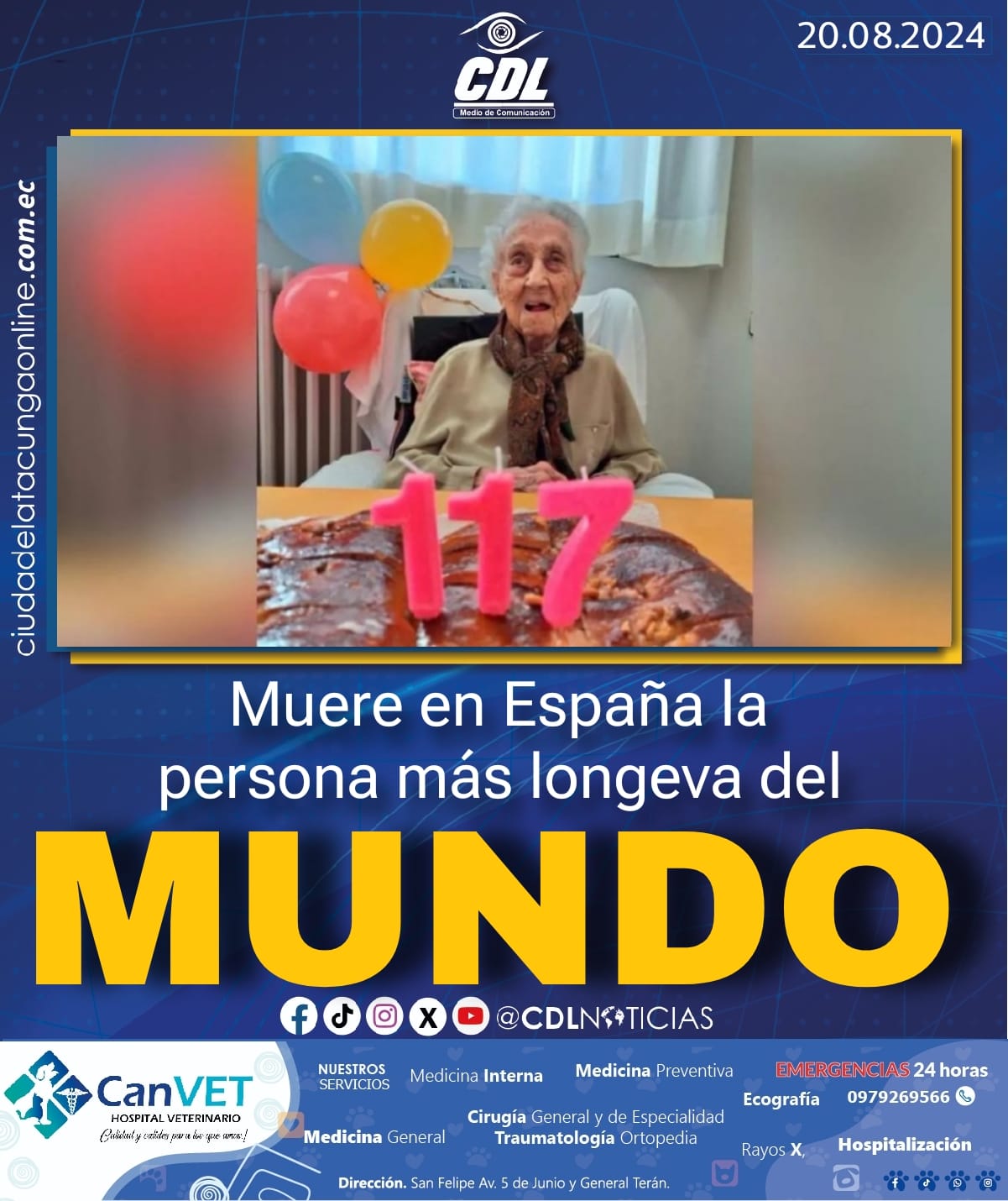 Muere en España la persona más longeva del mundo