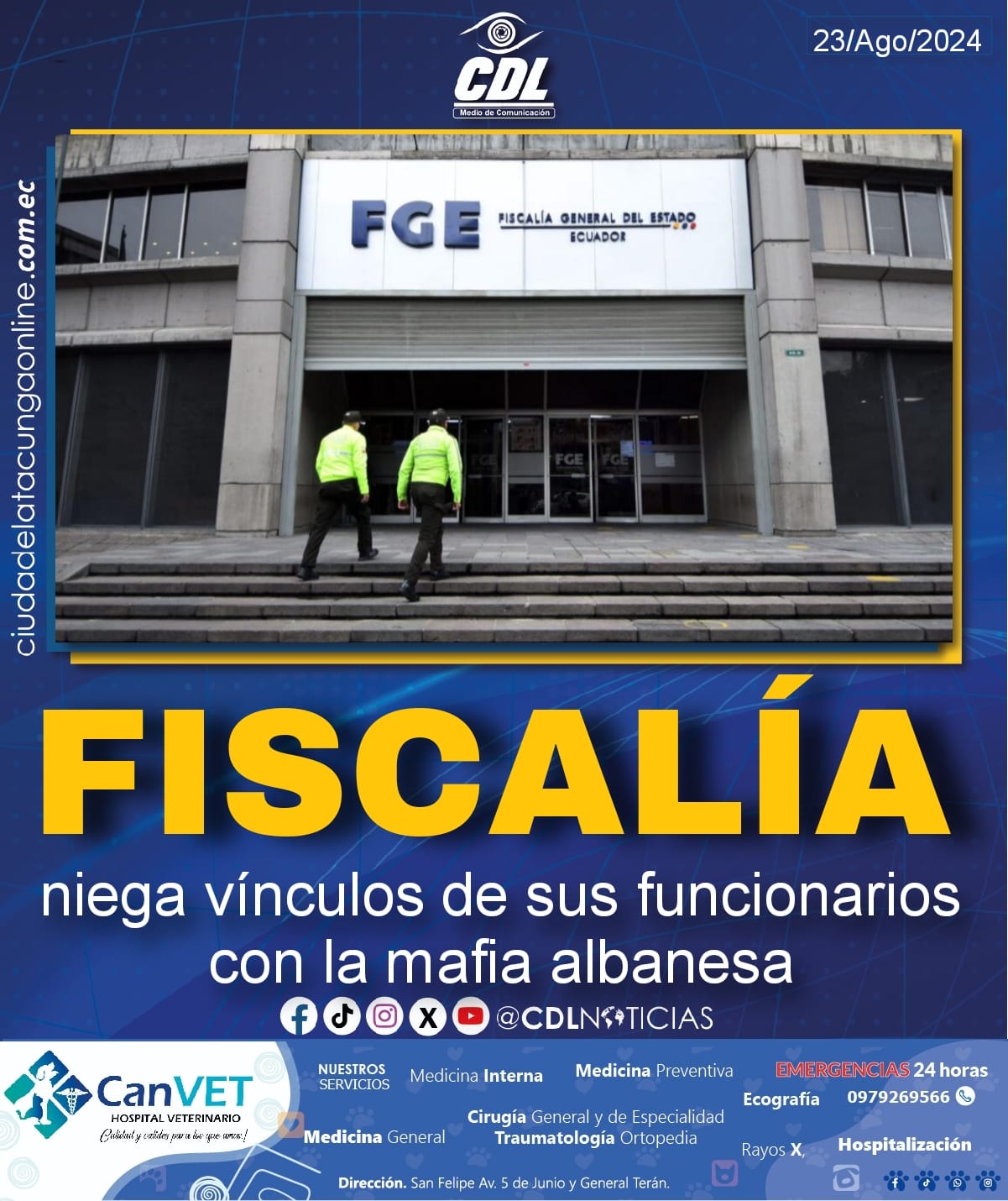 Fiscalía niega vínculos de sus funcionarios con la mafia albanesa
