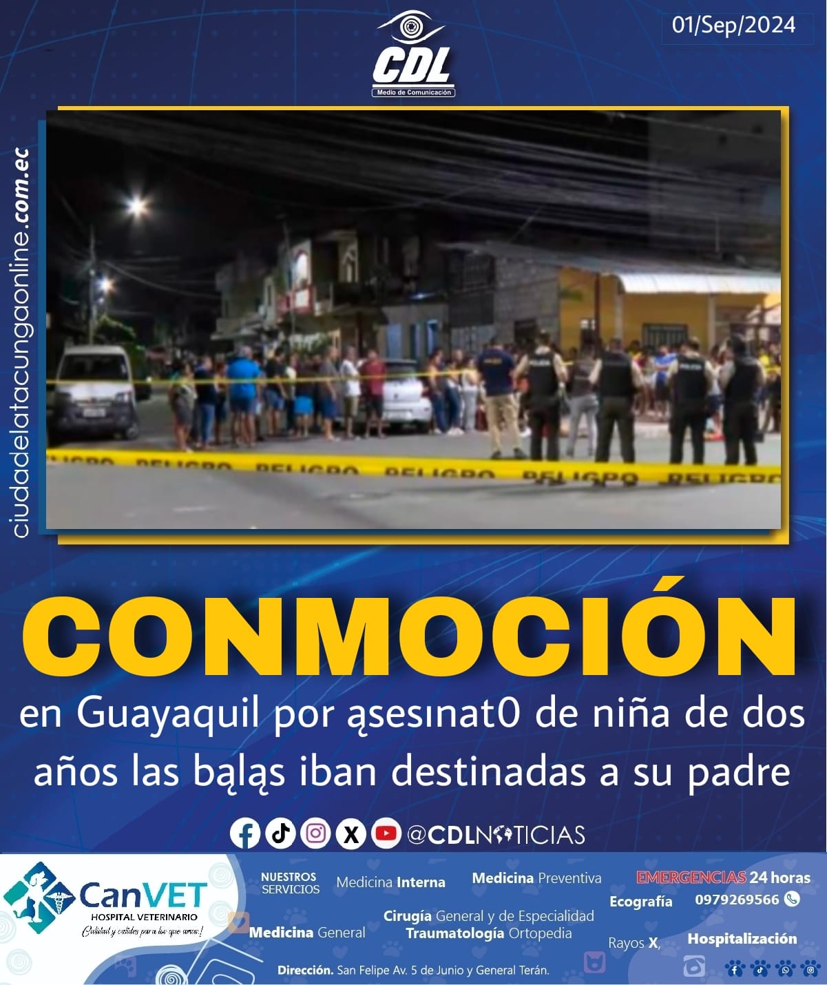 Conmoción en Guayaquil por ąsesınat0 de niña de dos años las bąląs iban destinadas a su padre