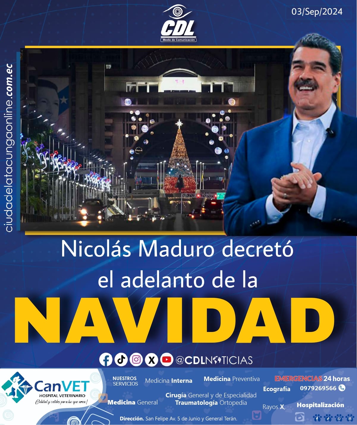 Nicolás Maduro decretó el adelanto de la Navidad en Venezuela