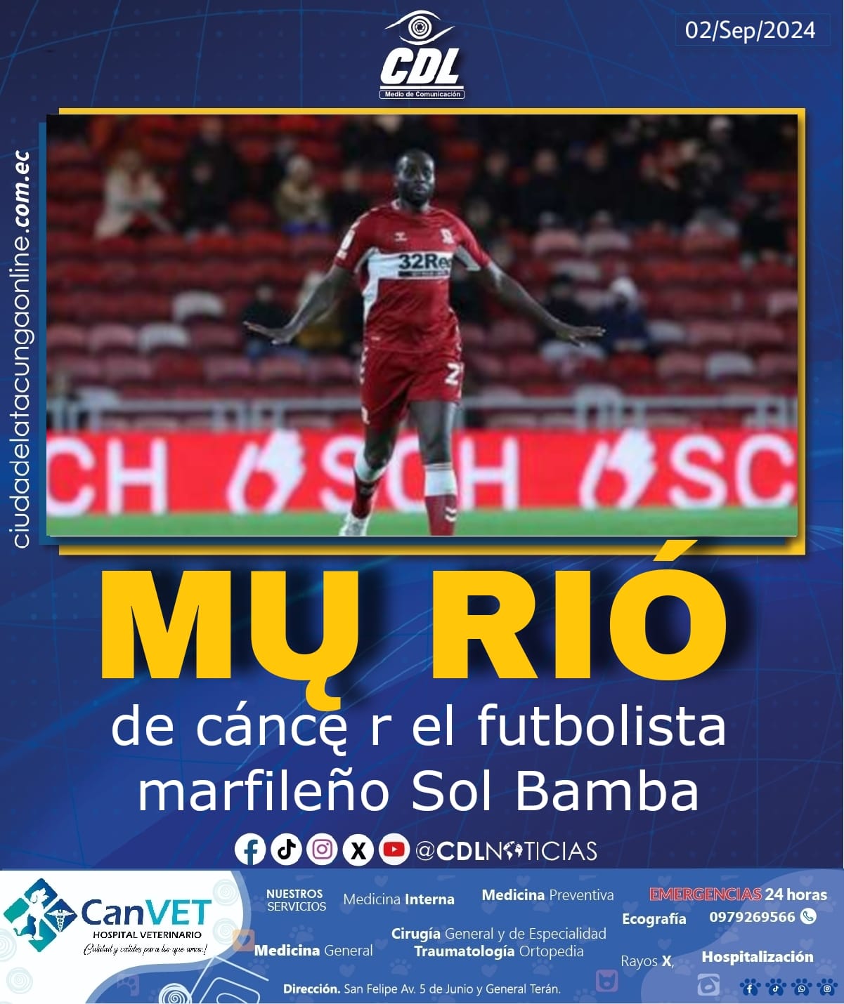 Muere de cáncer el futbolista marfileño Sol Bamba