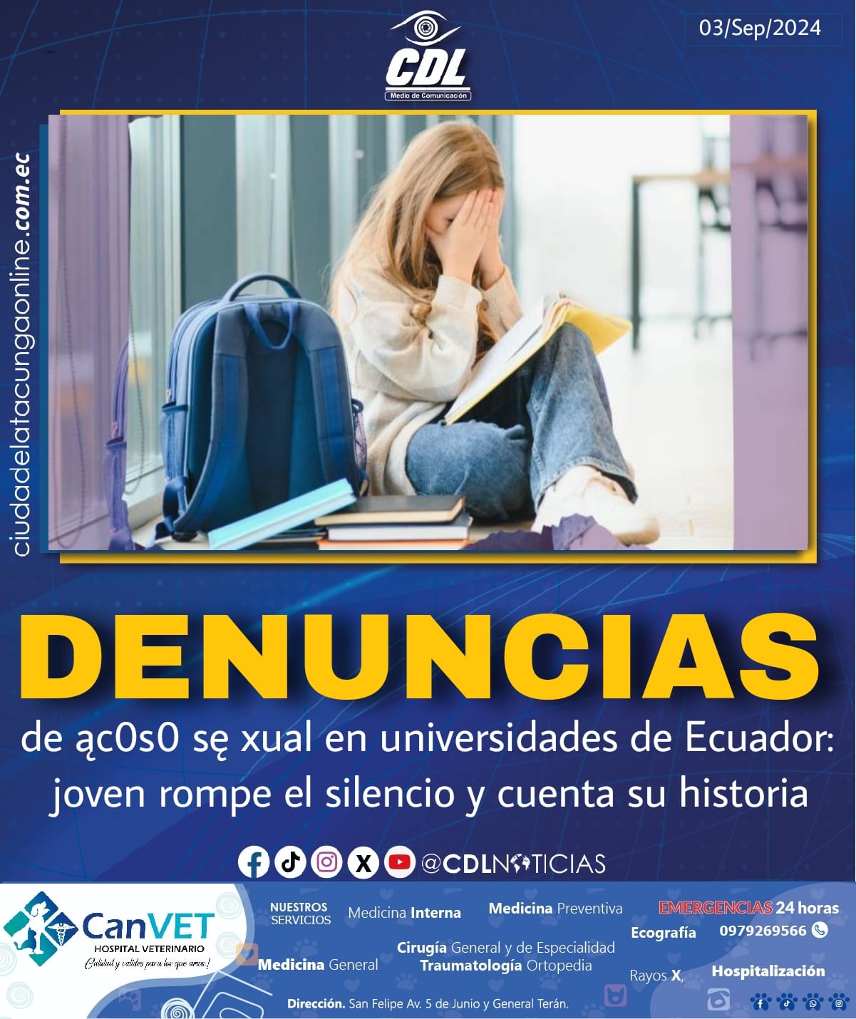 Denuncias de ąc0s0 sę xual en universidades de Ecuador: joven rompe el silencio y cuenta su historia