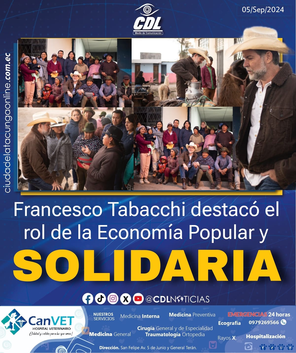 Francesco Tabacchi destacó el rol de la Economía Popular y Solidaria