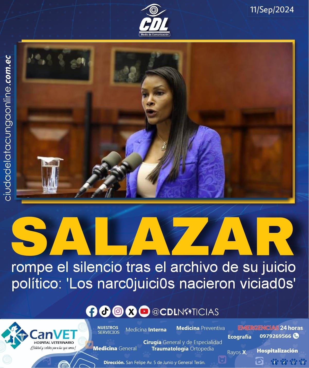 Fiscal Diana Salazar rompe el silencio tras el archivo de su juicio político: ‘Los narc0juici0s nacieron viciad0s’