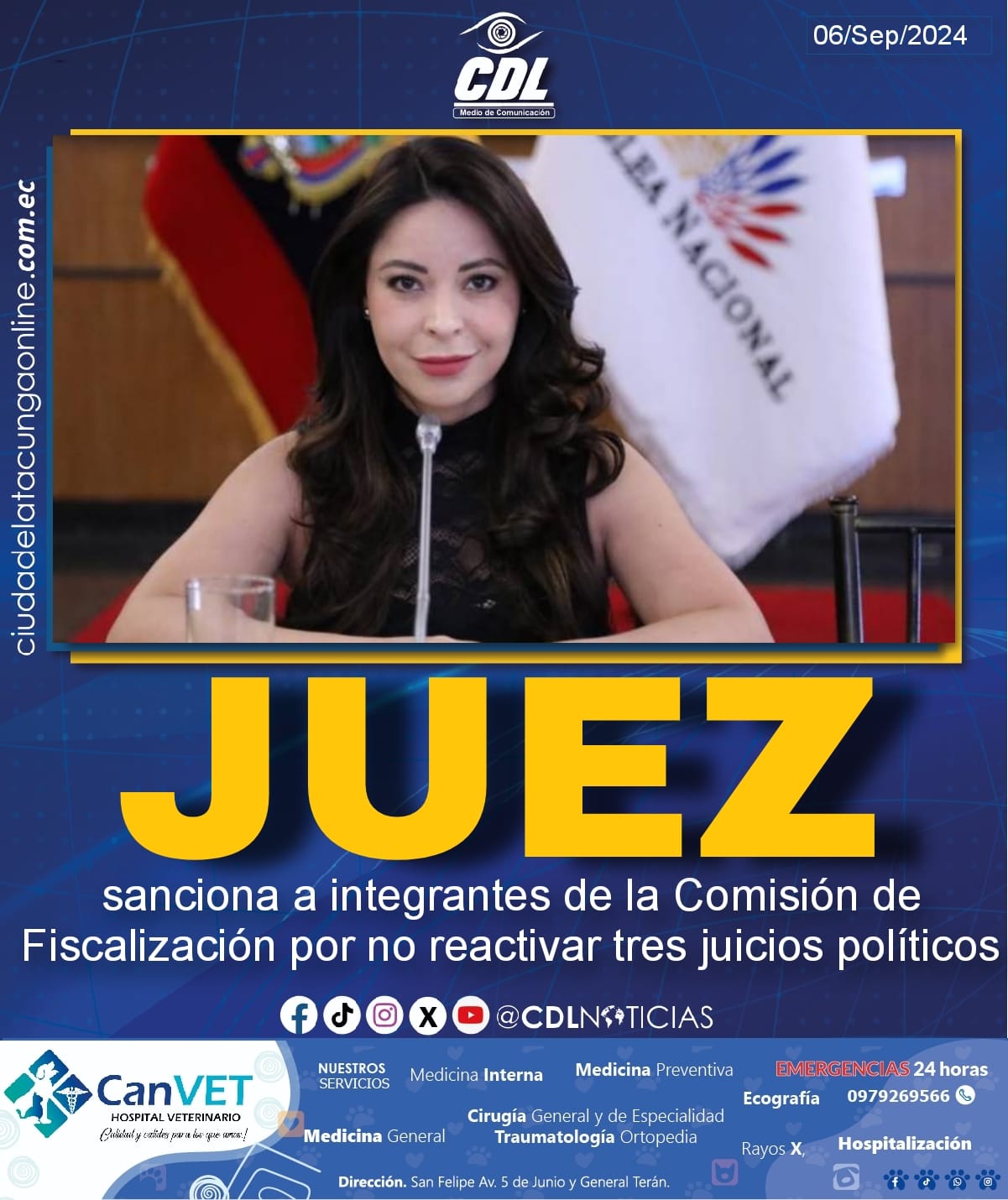Juez sanciona a integrantes de la Comisión de Fiscalización por no reactivar tres juicios políticos