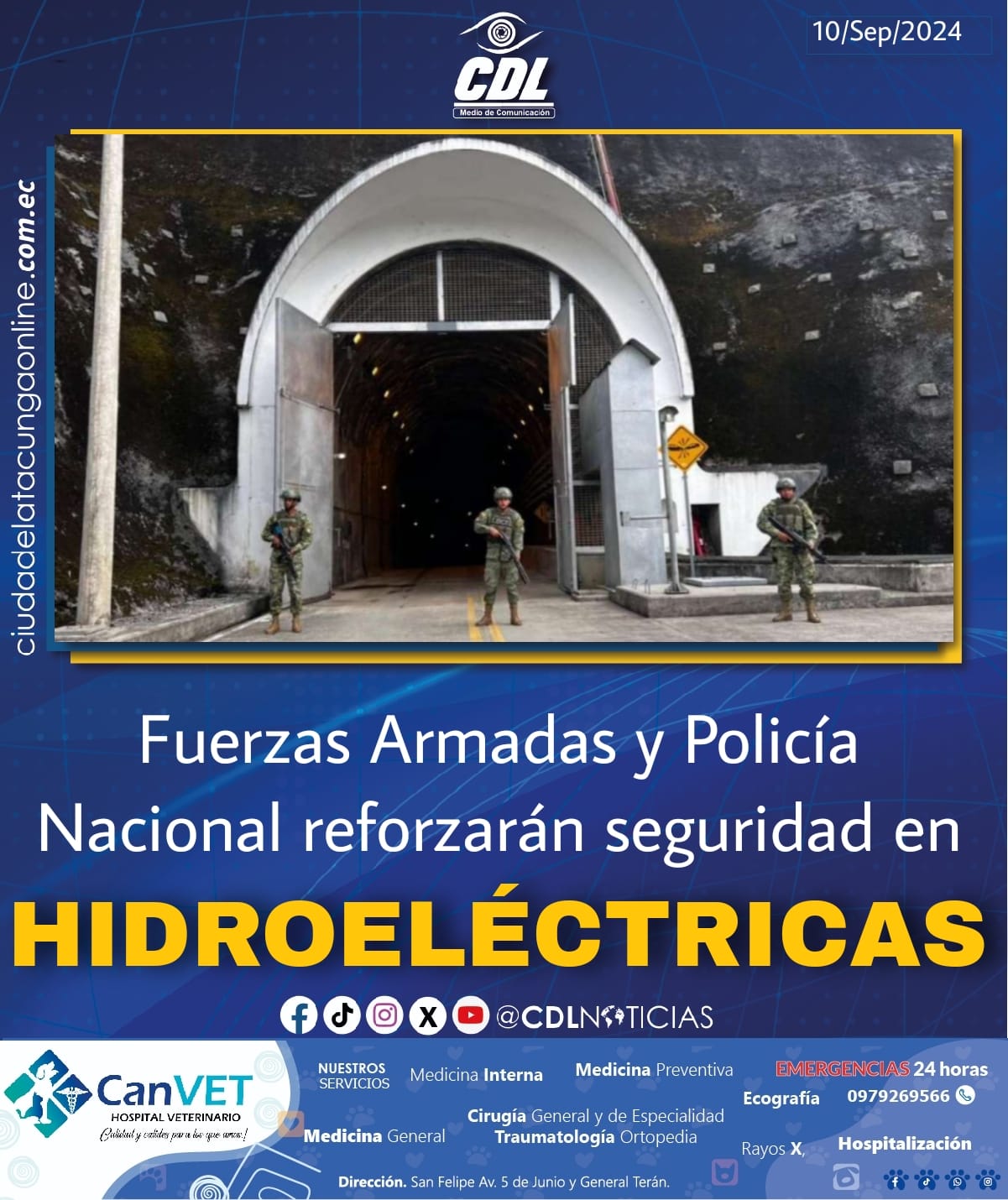 Fuerzas Armadas y Policía Nacional reforzarán seguridad en hidroeléctricas