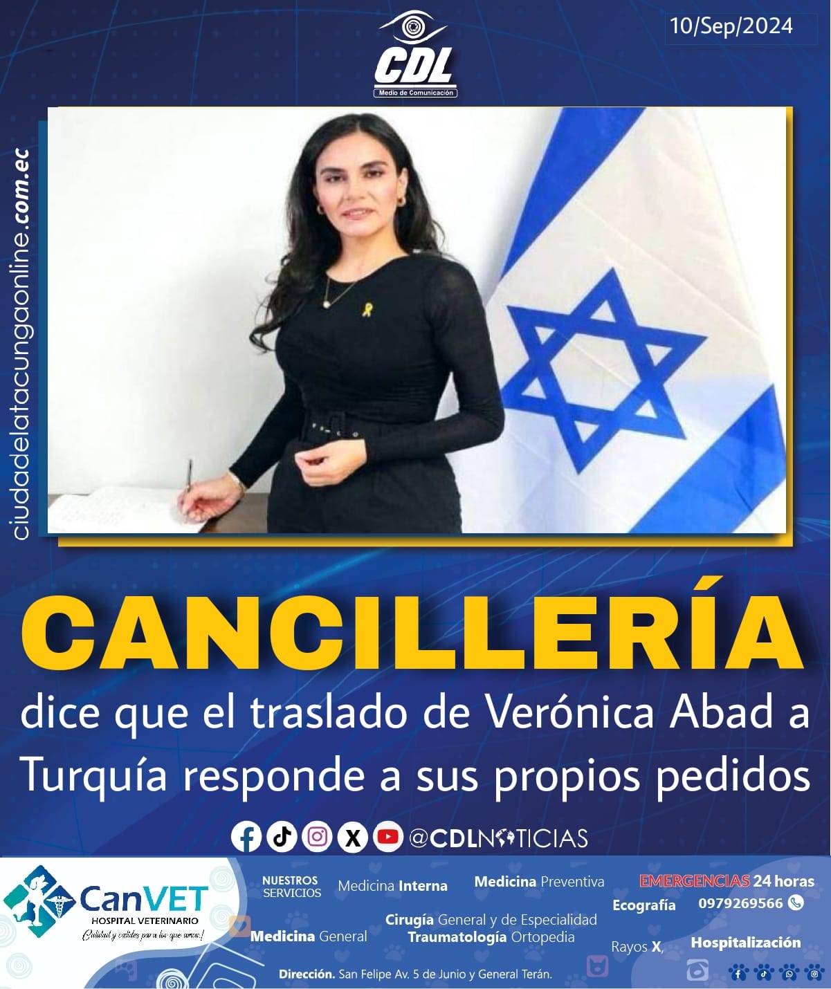 La Cancillería dice que el traslado de Verónica Abad a Turquía responde a sus propios pedidos