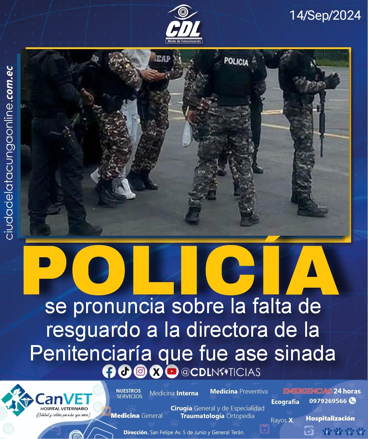 Policía se pronuncia sobre la falta de resguardo a la directora de la Penitenciaría que fue ase sinada