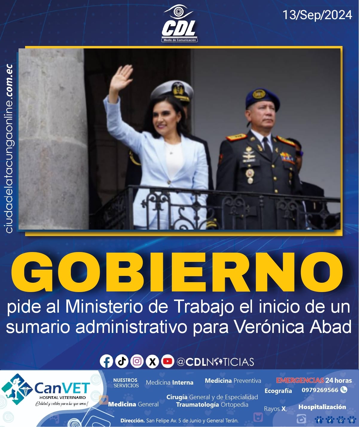 El Gobierno pide al Ministerio de Trabajo el inicio de un sumario administrativo para Verónica Abad