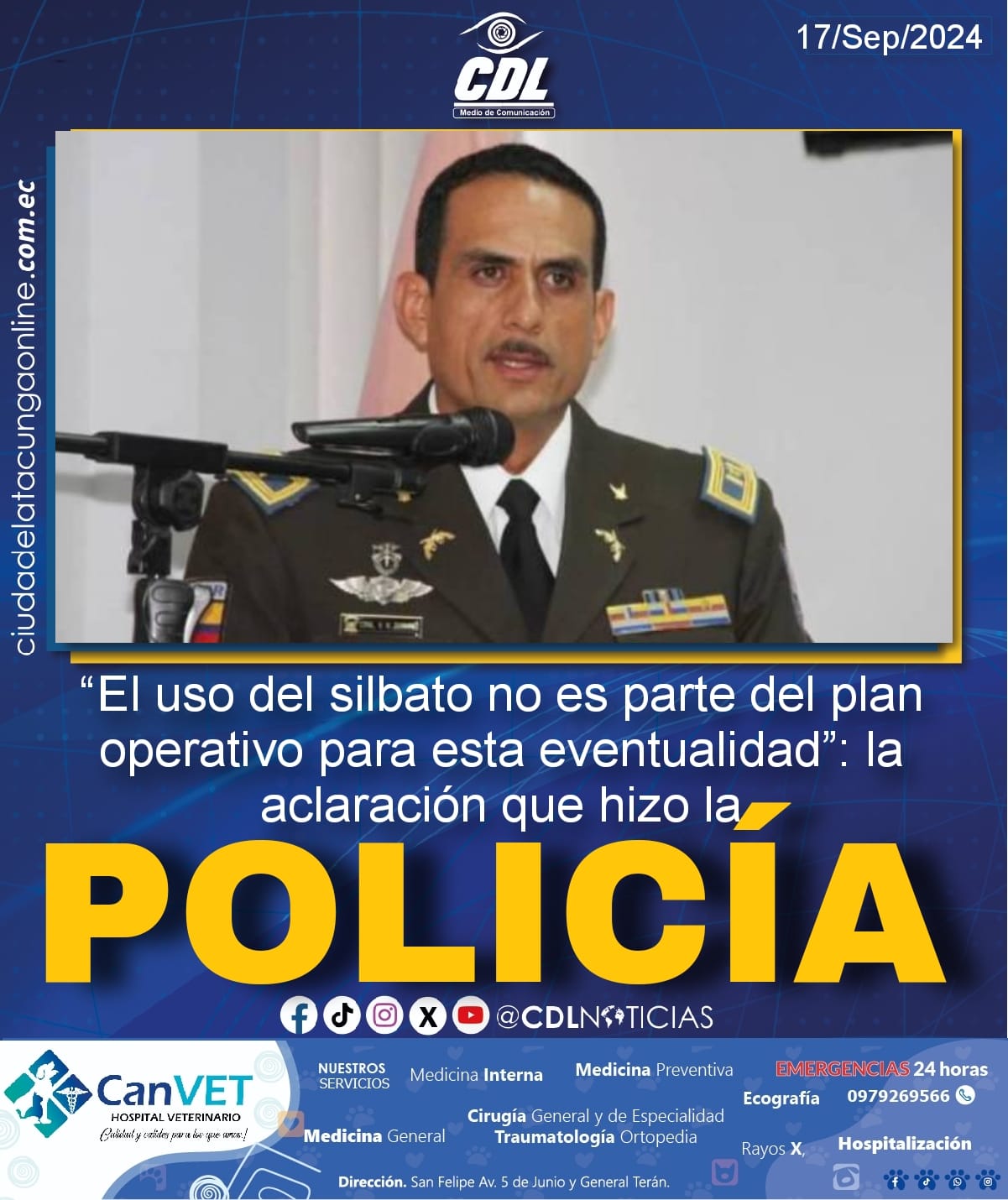“El uso del silbato no es parte del plan operativo para esta eventualidad”: la aclaración que hizo la Policía Nacional
