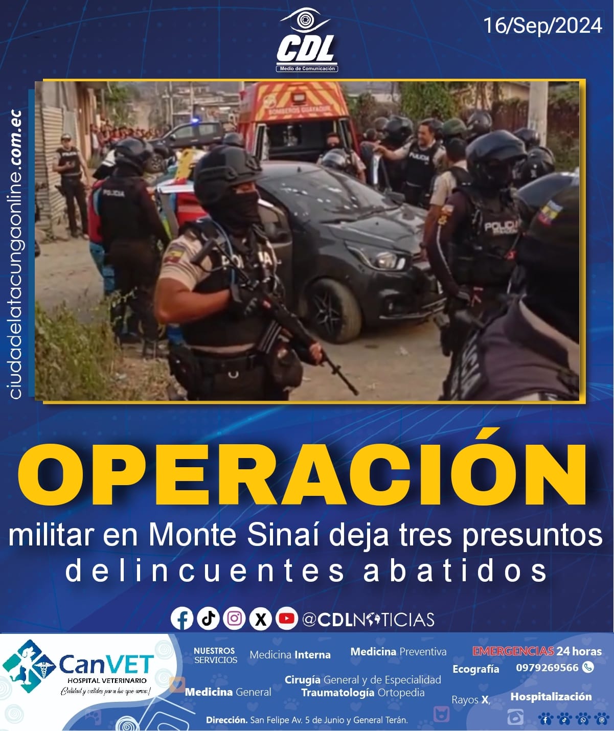Operación militar en Monte Sinaí deja tres presuntos d e l i n c u e n t e s a b a t i d o s