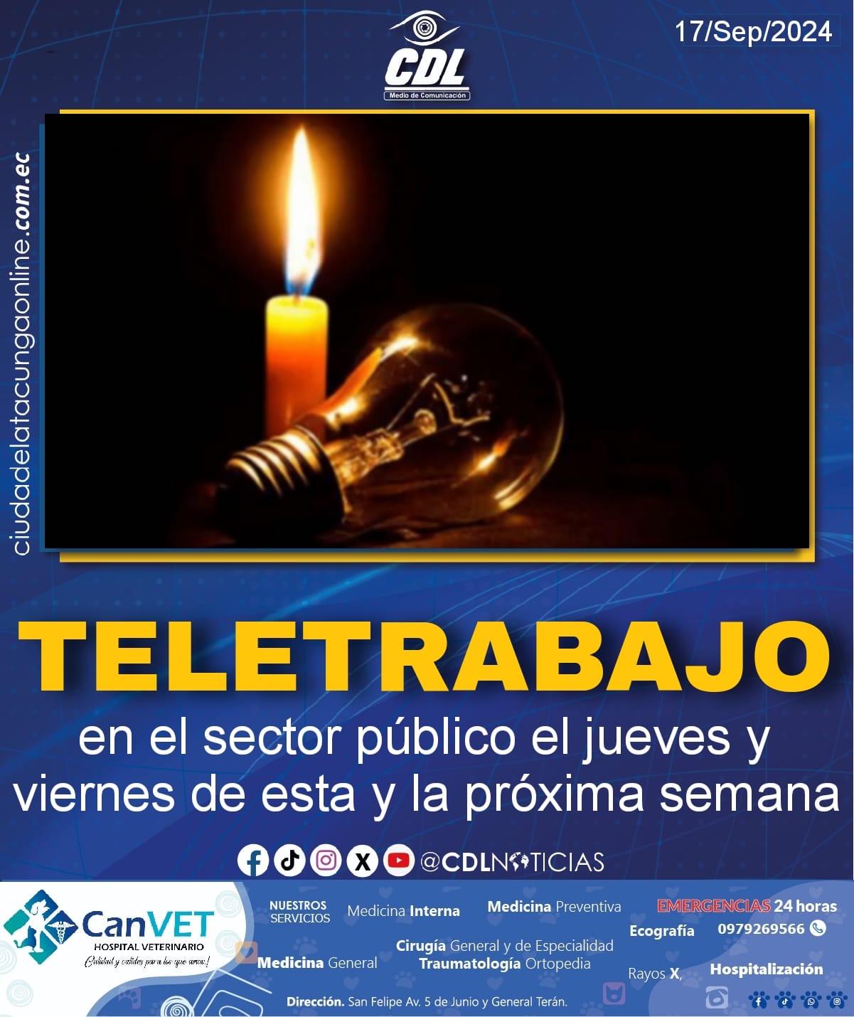 Teletrabajo en el sector público el jueves y viernes de esta y la próxima semana